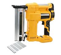 18GA Cloueuse sans fil de 5,1 cm compatible avec Dewalt 20 V, pistolet à ongles et agrafeuse sans balais 2 en 1 avec clous F50 et agrafes K440 pour travail du bois, menuiserie domestique