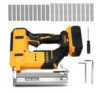 18GA Cloueuse Sans Fil Pour Dewalt 20 V batterie, 2 En 1 Agrafeuse sans fil | Sans Balais Pistolet à Clouer électrique Avec 1000 Clous, 1000 Agrafes Pour Le Travail Du Bois Pour Travaux (Sans Batterie)
