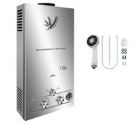 18L Chauffe-eau à Gaz,18 L/min,Instantané Chauffe Bain à Gaz Propane ou Butane,36KW Chaudière Instantanée à GPL avec Mode Hiver et Mode été pour Maison Camping Caravane