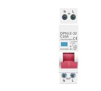 18MM 1P+N 230V 50/60Hz RCBO 6KA Residual Current Differential Automatic Circuit Breaker Over Current Leakage Protection BIANMTSW(16A)