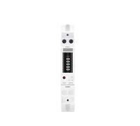 18mm Single Phase 1P Backlight Digital Wattmeter Power Consumption Analog Meter kWh AC 230V 50Hz LCD Din Rail MQXFCZUX(DDS660-M)