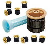 18Van Buse pour diffuseurs d'arrosage. Portée : 5,20 m. Angle réglable 0 ° à 360 °Filetage Compatible avec Hunter, Rain Bird. Pack 10 Embouts de Haute qualité.