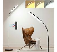 18W Dimmable Lampadaire sur pied , 1800 Lumens LED Lampe sur Pied 2700K à 6500K Températures de Couleur avec Télécommande et Contrôle Tactile et 1H Minuterie, Lampadaire Haut pour Salon Chambre Bureau