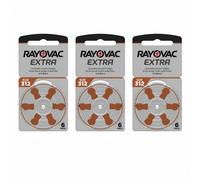 Rayovac Piles pour aides auditives Typ 312 PR41 Zinc-Air 1,45 V – Lot 60 (10x6)