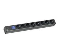 Bachmann Multiprise 8xProtectionk avec ampèremètre 800.2054