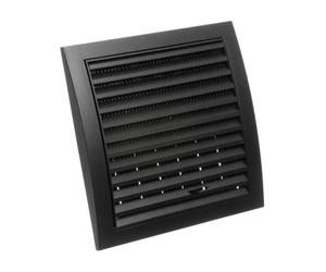 190x190mm Grille de Ventilation avec Moustiquaire - Grille D'aération Réglable - Plastique ABS Anthracite