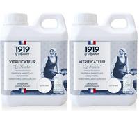 1919 by MAULER - Vitrificateur « Le Nude » - Mat invisible - 1L : La protection ULTIME qui résiste à l’épreuve du temps pour parquet, escalier, meuble et boiserie - Qualité professionnelle (Lot de 2)