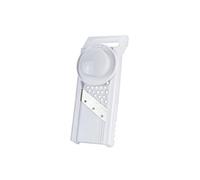 Metaltex Mandoline universelle Mandolino - 7 fonctions - 4 inserts - blanc
