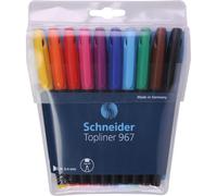Schneider Étui de 10 stylos pointe fine 0,4 mm Topliner 967