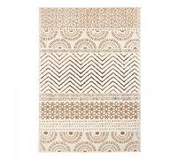 1A2T - Tapis Berbère Style 280x365cm, Tapis Grand Salon Tapis Crème Motif Berbère, 3638