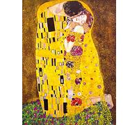 1art1 Gustav Klimt Poster Le Baiser, 1908 Affiche Reproduction 80x60 cm