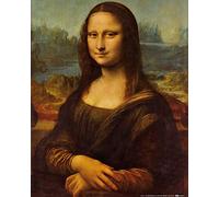 1art1 Leonardo Da Vinci Poster La Joconde, Mona Lisa, 1503-1506 Affiche Reproduction 50x40 cm