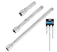 1cm Douille Barre Extension Set 75mm 150mm 250mm Longue Portée 3Pc 02072