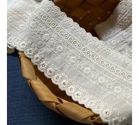 1m Bordure de dentelle brodée ajourée, 15cm Bordure en tissu faite à la main, Convient pour les vêtements, la robe DIY, la décoration de robe, la robe de mariée DIY, la décoration de nappe, la décorat