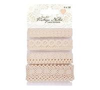 1m Lace Borders (4pcs) - Vintage Notes