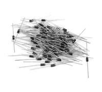 1N4007 Diode de Redressement 100 Pièces 1000V 1A - Diode Silicium Haute Tension pour Alimentations DC et Projets Électroniques, Faible Tension Directe