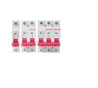 1P/2P/3P Miniature Circuit Breaker MCB Din Rail Breaking Capacity 6A/10A/16A/20A/25A/32A/40A/50A/63A MQXFCZUX(2P,32A)