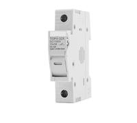 1P 2P DC Fuse Holder 10 * 38mm High Voltage Solar PV 1100V TOPV-30 Base Photovoltaic System Protection Protector BIANMTSW(20A,1P Without LED)