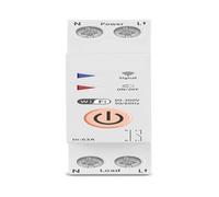 1P + N commutateur compteur d'énergie mesure surveillance disjoncteur minuterie relais vie 110VAC 230VAC