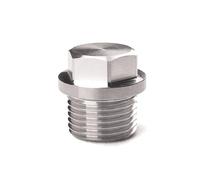 1PC 1/8 "1/4" 3/8 "1/2" M8 M10 M12 M14 M16 M18 M20 M22 M24 M27 métrique mâle 304 acier inoxydable tête hexagonale bouchon bouchon raccord de tuyau(M24x2)