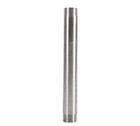 1pc 200mm BSP 1/4 "1/2" 3/4 "1" Acier Inoxydable Raccord de Tuyau, Adaptateur de Connecteur de Tuyau, SS304 Mâle Fileté Raccord de Tuyau Industriel pour Tuyau de