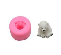 1PC 3D Polar Bear Silicone Mold Minis Chocolate Candy Mold Fondant Mould DIY Handmade Soap Mold Cake Decorating Tools