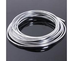 1pc 6M Chrome moulage bande de garniture bord de porte de voiture protection anti-rayures couverture de protect PORTIERE DE VOITURE