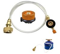 1pc Adaptateur Bouteille Gaz Adaptateur Camping Rechaud Camping Cartouche Gaz Camping Butane Gaz Recharge Tuyau Gaz Propane