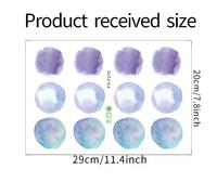 1PC Aquarelle Vert Menthe Polka Dot Autocollants Chambre d'enfants Pépinière Décorer Cadeau Stickers Muraux Décor de Chambre Autocollants Esthétiques~00373