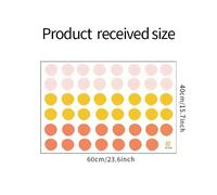 1PC Aquarelle Vert Menthe Polka Dot Autocollants Chambre d'enfants Pépinière Décorer Cadeau Stickers Muraux Décor de Chambre Autocollants Esthétiques~00367