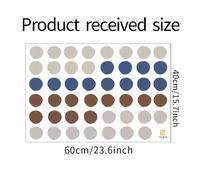 1PC Aquarelle Vert Menthe Polka Dot Autocollants Chambre d'enfants Pépinière Décorer Cadeau Stickers Muraux Décor de Chambre Autocollants Esthétiques~00360