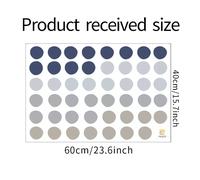 1PC Aquarelle Vert Menthe Polka Dot Autocollants Chambre d'enfants Pépinière Décorer Cadeau Stickers Muraux Décor de Chambre Autocollants Esthétiques~00361