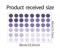 1PC Aquarelle Vert Menthe Polka Dot Autocollants Chambre d'enfants Pépinière Décorer Cadeau Stickers Muraux Décor de Chambre Autocollants Esthétiques~00357