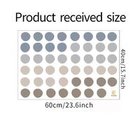 1PC Aquarelle Vert Menthe Polka Dot Autocollants Chambre d'enfants Pépinière Décorer Cadeau Stickers Muraux Décor de Chambre Autocollants Esthétiques~00363