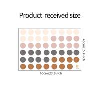 1PC Aquarelle Vert Menthe Polka Dot Autocollants Chambre d'enfants Pépinière Décorer Cadeau Stickers Muraux Décor de Chambre Autocollants Esthétiques~00369