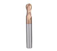 1pc boule nez fin fraise carbure de tungstène fraise CNC routeur peu outil de fraisage HRC50 55 65 2 cannelure boule fin fraise R1 R2