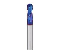 1pc boule nez fin fraise carbure de tungstène fraise CNC routeur peu outil de fraisage HRC50 55 65 2 cannelure boule fin fraise R1 R2