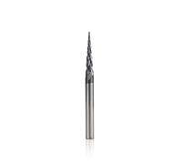 1pc carbure de tungstène fraise en bout conique boule nez R0.25-R2.0 CNC mèches routeur for bois métal outil fraisage(R0.25x20xD6x50)