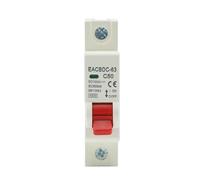 1pc DC 1000V 1P Solar Circuit Breaker Overload Protection Switch 6A 10A 16A 20A 25A 32A 40A 50A 63A MCB for Photovoltaic PV MQXFCZUX(6A)