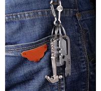 1pc Drôle Voiture Porte-Clés Créatif Métal Porte-Clés Personnalité Griffe Marteau Pendentif