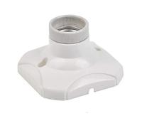 1pc E27 Support de douille d'ampoule avec filetage Base de lampe murale pour lumière