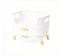 1pc Grand Organisateur Cosmétique avec Tiroirs et Poignées - Boîte de Rangement en Plastique Durable pour Vanité, Comptoir de Sall