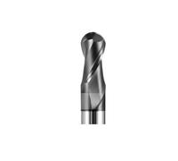 1PC HRC55 70 Carbure De Tungstène 2 Cannelures Boule Nez Fraise R3-R10 CNC for L'acier