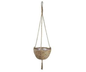 1pc Jardinière suspendue tricotée à la main Pot de fleurs suspendu décoratif (couleur aléatoire)