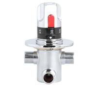 1pc laiton thermostat d'eau chaude/froide vanne de régulation de température de mélange pour chauffe-eau à domicile