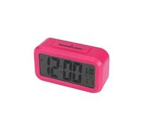 1Pc Led Numérique Snooze Réveil Lumière Rétroéclair Time + Calendrier Hot Rose Vif PL093