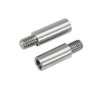 1pc M8/M10 Entretoise ronde mâle-femelle à filetage en acier inoxydable, M8x40+12mm