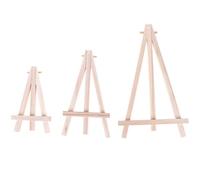 1pc Mini Bois Artiste Trépied Peinture Chevalet Pour Photo Peinture Carte Postale Présentoir Cadre Mignon Bureau Décor Dessin Jouet