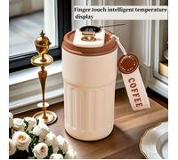 1pc-Mug intelligent isotherme ，anti-éclaboussures, gobelet de voyage portable pour boissons chaudes/froides