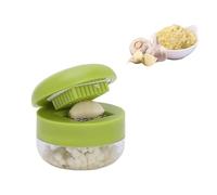 1Pc Multifonctionnel Presse À Ail Manuel Hachoir, ABS et Acier Inoxydable Ail Trancheuse De Poche Gingembre Masher Avec Étui De Rangement
